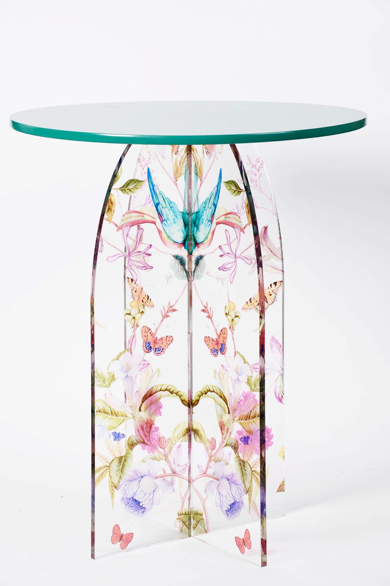 Feathered Dreams Side Table Green