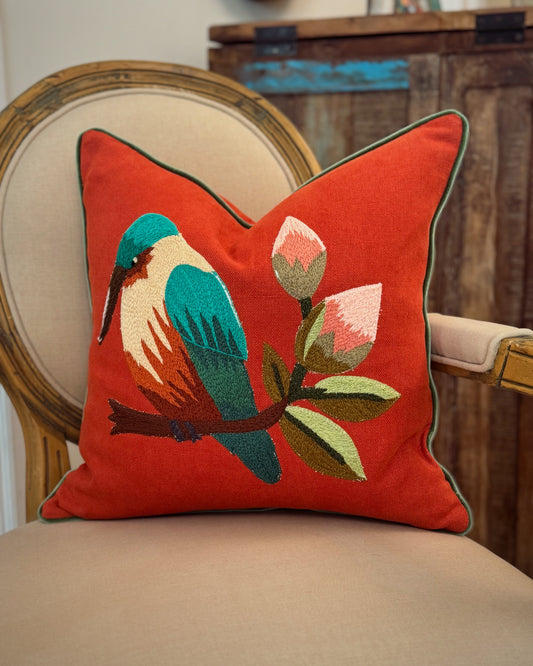 Feathered Dreams Cushion - Charming Feathers