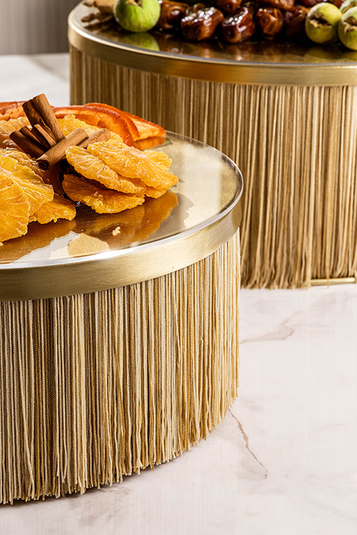 Gold Sharashib Serving Platter - Medium size