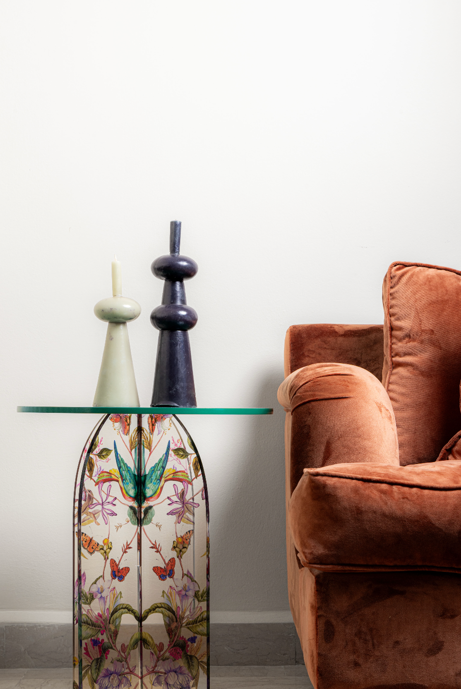 Feathered Dreams Side Table Green
