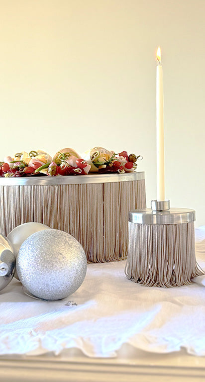 Sharshib Candle Holder - Silver