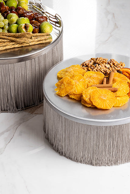 Silver Sharshib Serving Platter _ Medium size