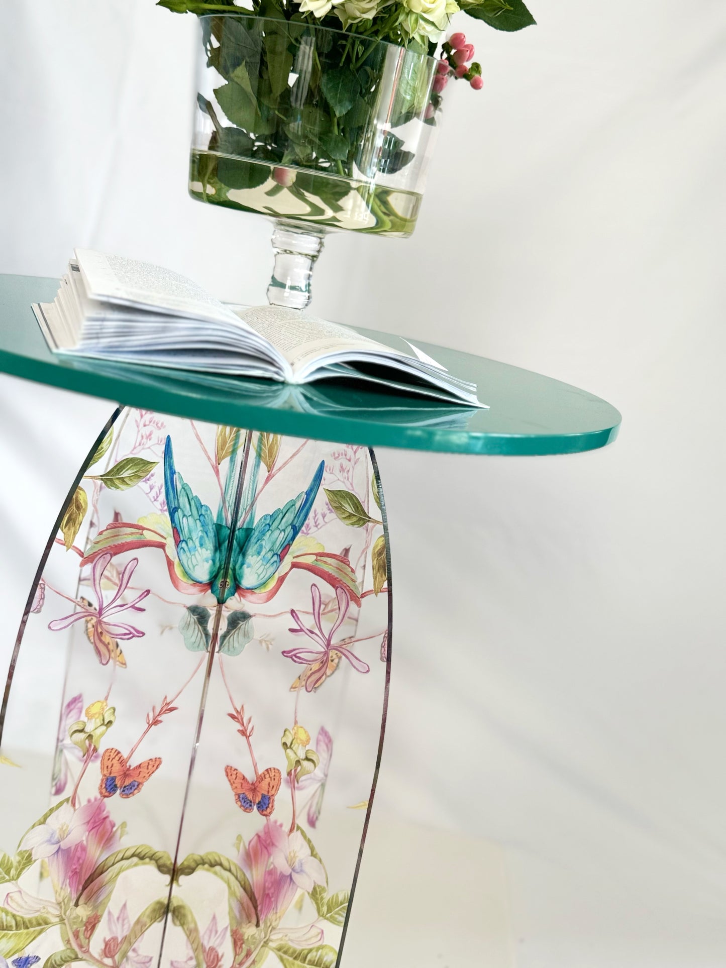 Feathered Dreams Side Table Green