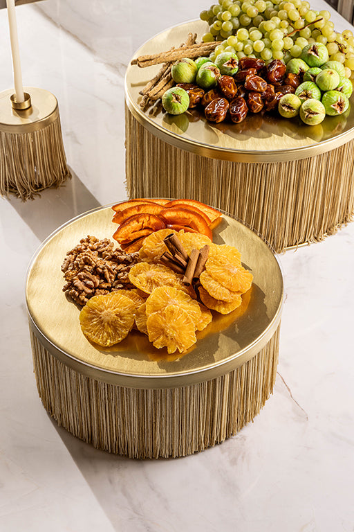 Gold Sharashib Serving Platter - Medium size