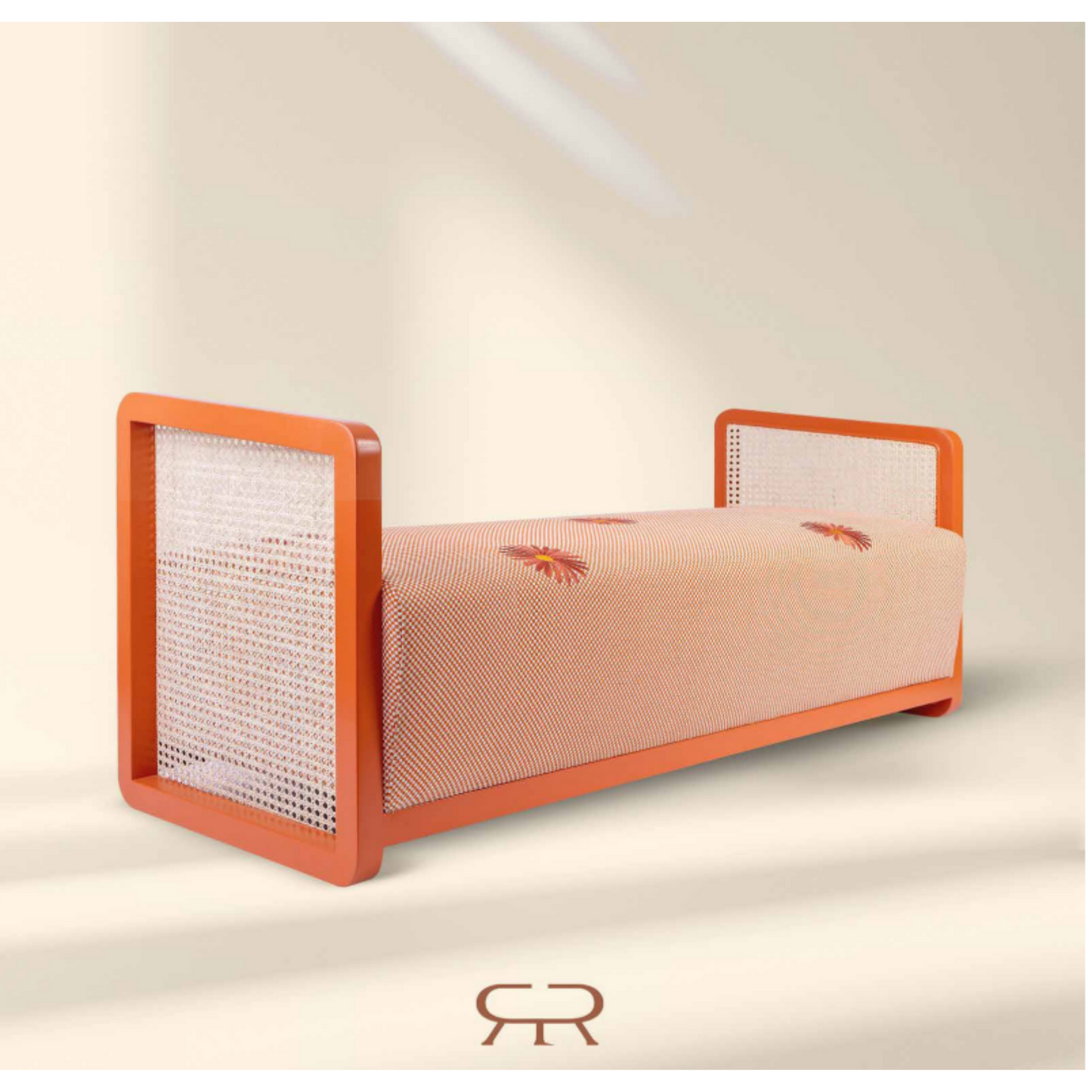 Daisy Bench- Orange